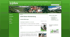 Desktop Screenshot of jdav-bw.de